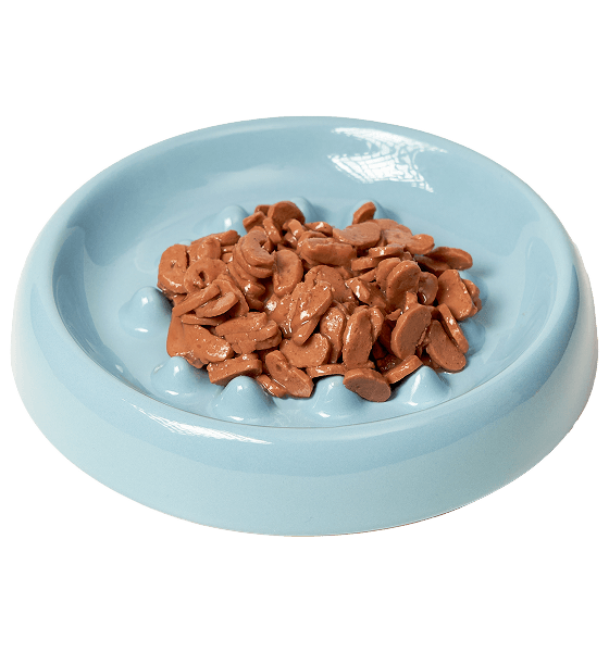 Chicken, Tuna with Lamb Chunk in Gravy