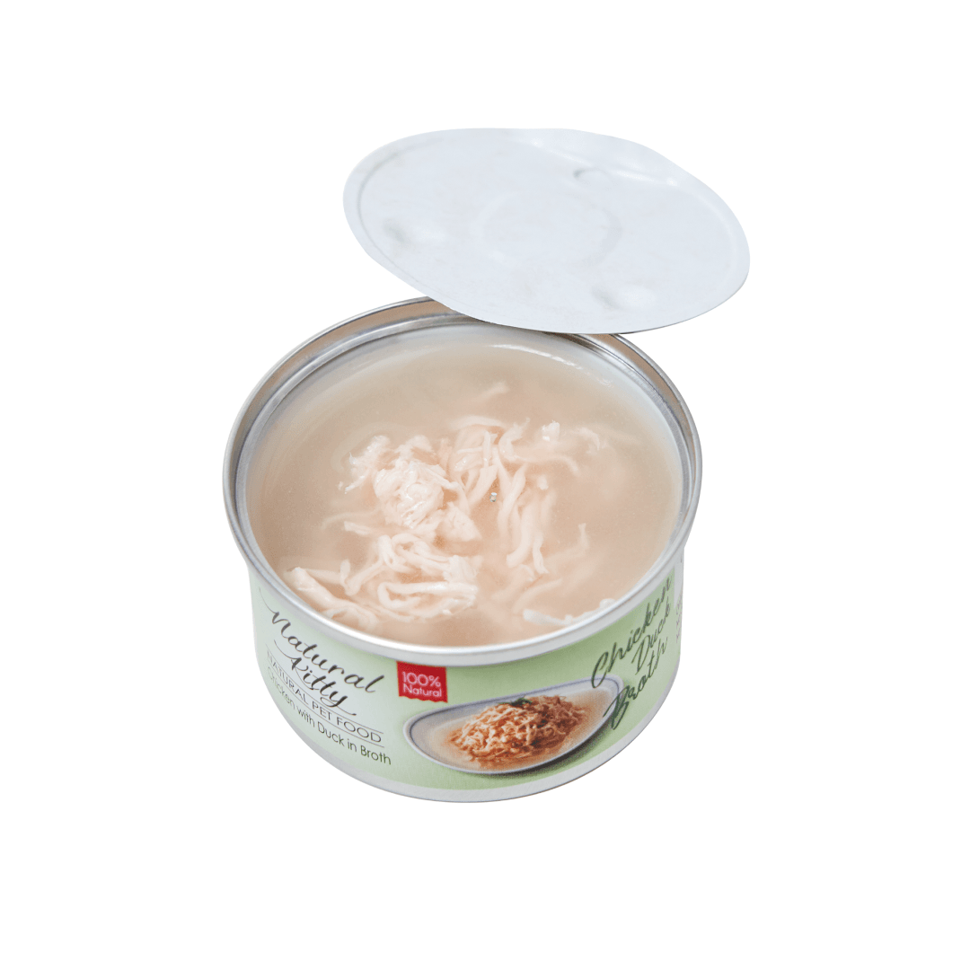 Kurczak z kaczką w bulionie