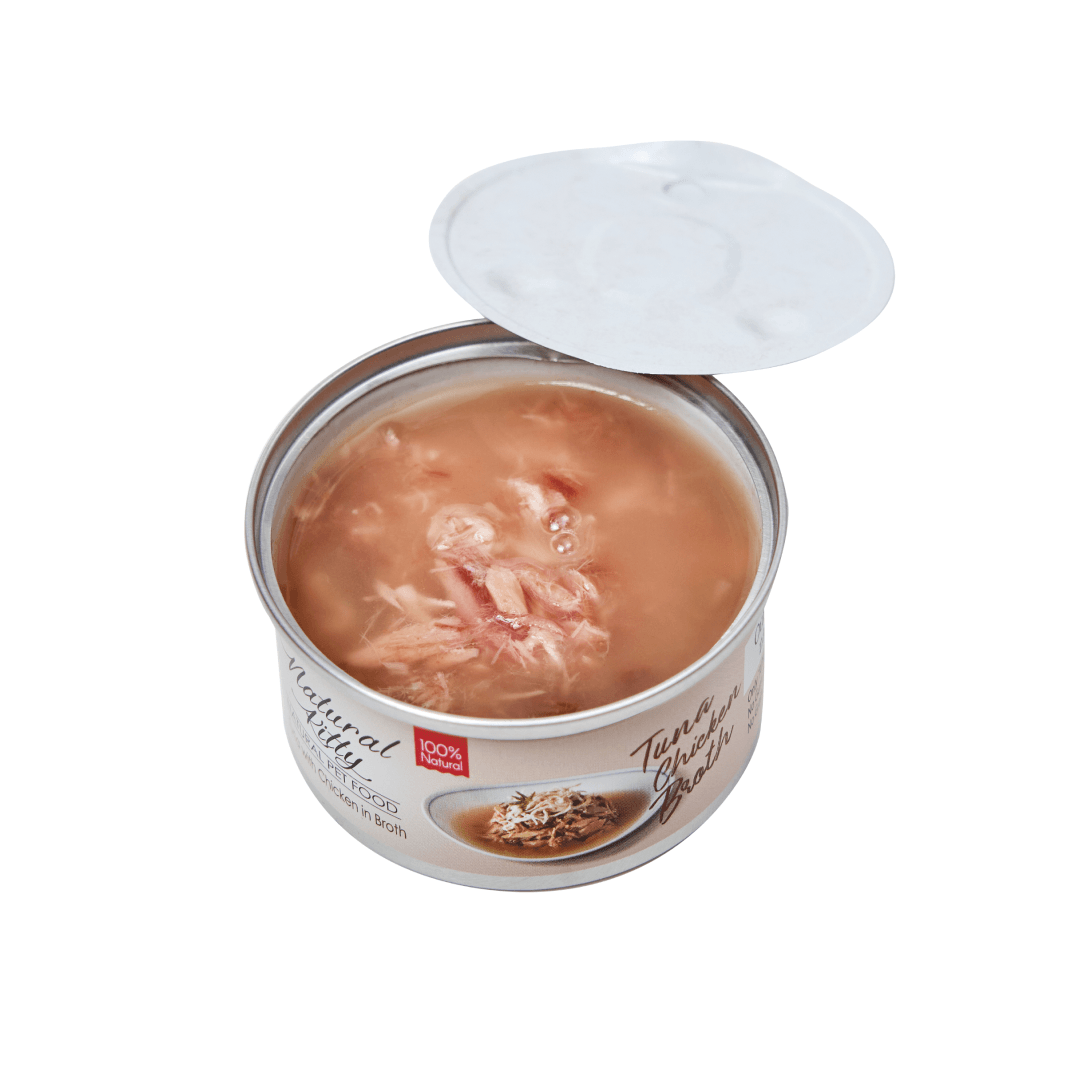 Tuńczyk z kurczakiem w bulionie